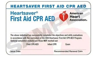 美国心脏协会拯救心脏急救课程培训