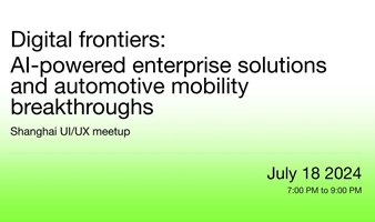 UI/UX Meetup: Digital frontiers:  AI-powered enterprise solutions and automotive mobility breakthrou