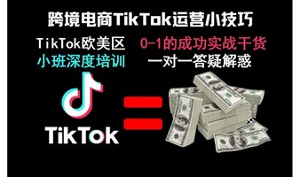 TikTok海外跨境电商（欧美区）0-1深度经验分享小班专业培训